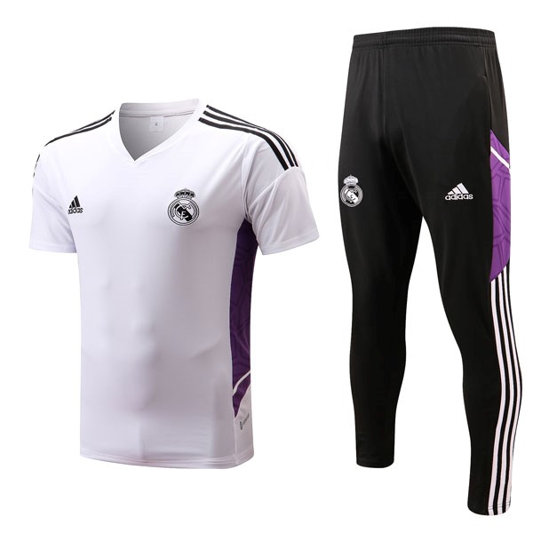 Camiseta Real Madrid Conjunto Completo 2022/2023 Blanco